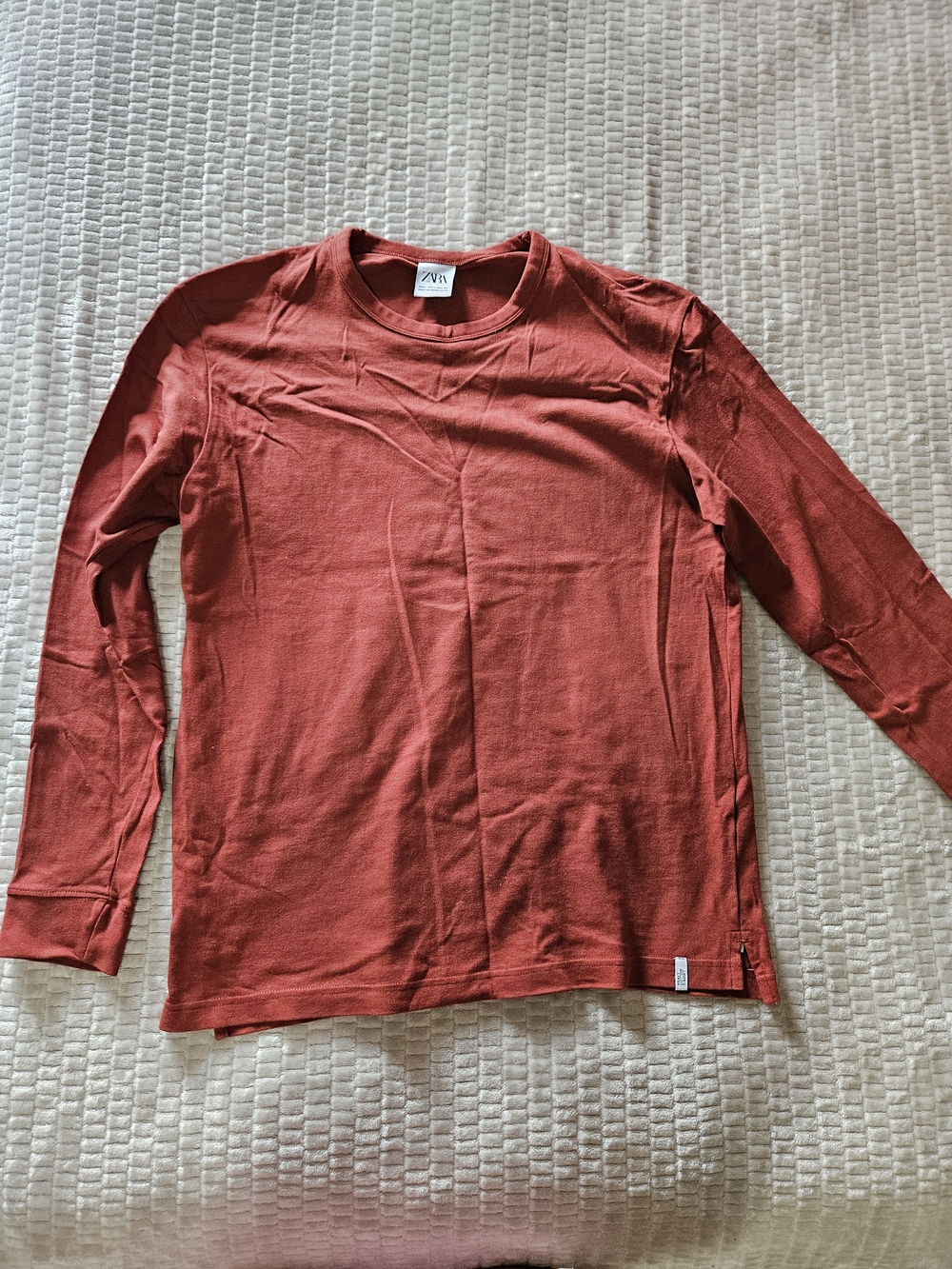 ZARA Mens Long-Sleeve Tee